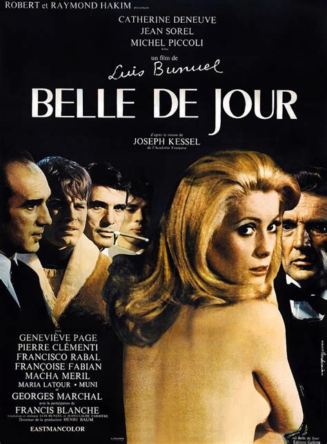 belle de jour french poster michel  everett french movies