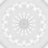 Mandala Mosaic sketch template