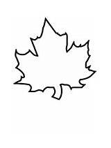 Coloring Leaf Maple Pages Canada Canadian Printable Color Print Sheet Outline sketch template
