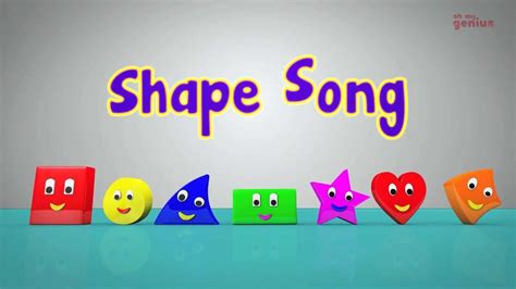 shapes song nursery rhymes shape songs math songs counting songs