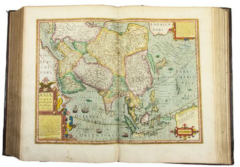 Final Edition Of The Famous Mercator Hondius Atlas With 164 Maps