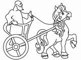 Chariot Coloring Elijah Fire Pages Colouring Popular sketch template