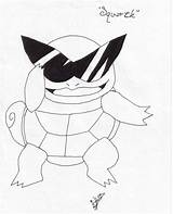 Squirtle Sunglasses Pokemon Wallpaperaccess sketch template