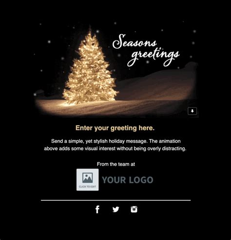 Ring In The New Year With Free Animated Email Templates