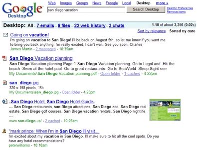 officiele lancering googles desktop search een feit computer nieuws