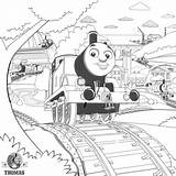 Coloring Engine Steam Pages James Library Clipart Thomas Tank sketch template