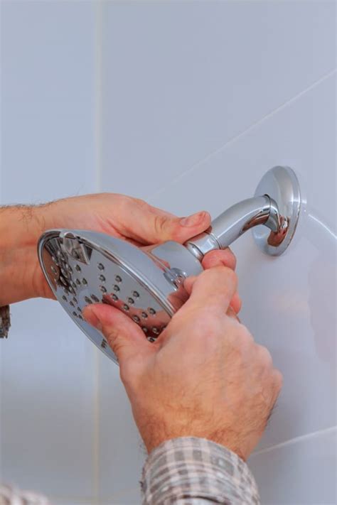 unclog shower head step  step tutorial