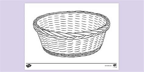 collection basket colouring sheet colouring sheets