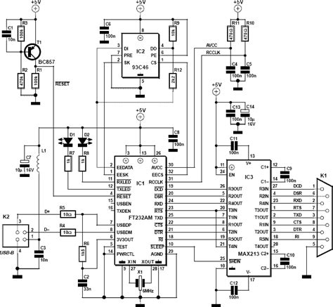 httppinoutnetpinout scheme pin rs  usb electronic schematics usb electronic