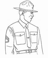 Marine Coloring Pages Corps Getcolorings Color sketch template