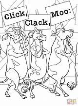 Coloring Clack Moo Click Cows Type Pages Printable Cronin Doreen Farm Printables Supercoloring Activities Animals Puppets Kids Preschool Stick Book sketch template