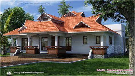 traditional kerala style  floor house house design plans