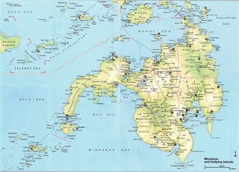 Mindanao And Islands Map Mapsof