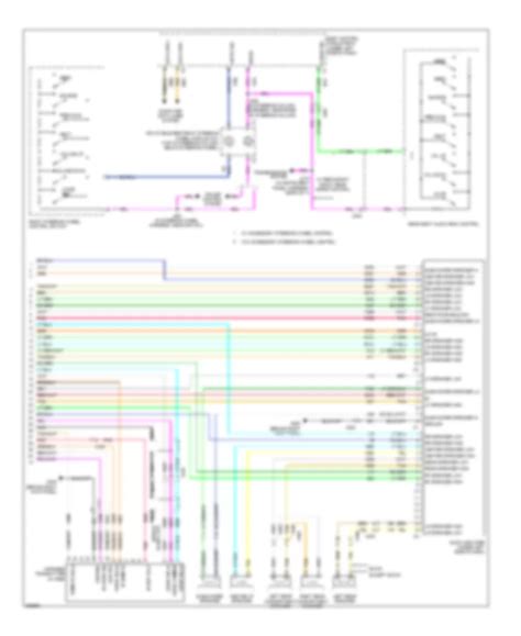 radio chevrolet traverse ltz  system wiring diagrams wiring diagrams  cars
