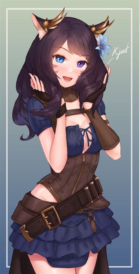 character commission done by me her name is kjat ffxiv