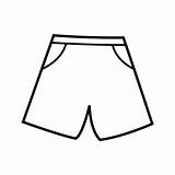 Abbigliamento Disegno Pantaloncini Coloratutto sketch template
