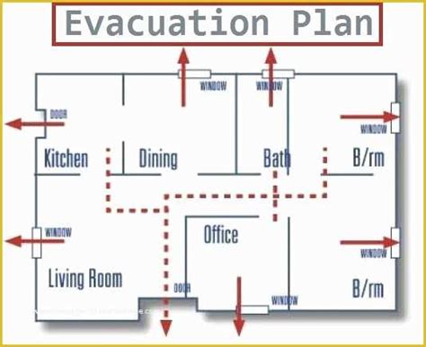 printable fire escape plan template  flame clipart evacuation