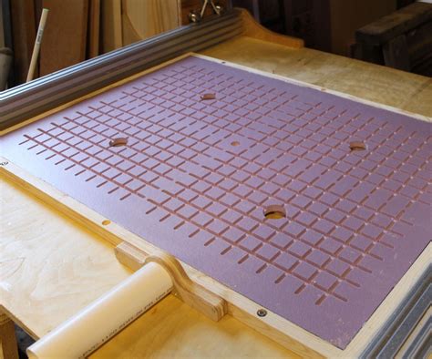 simple cnc vacuum table  steps  pictures instructables