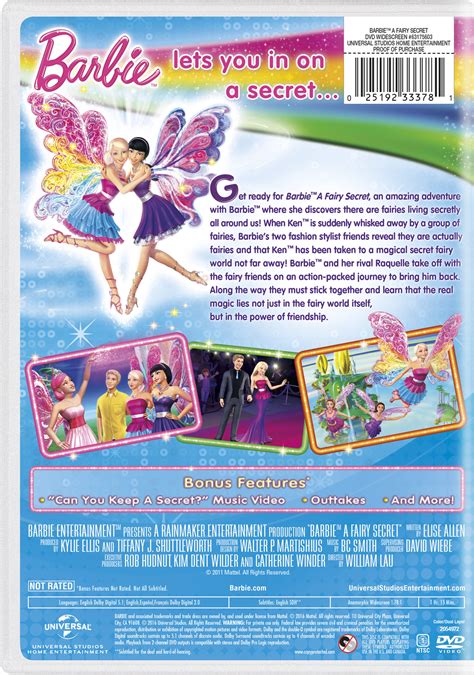 barbie  fairy secret  page dvd blu ray digital hd