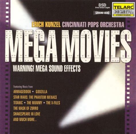 mega movies erich kunzel cincinnati pops orchestra songs reviews