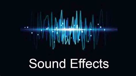 add sound effects  video