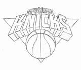 Knicks Nba sketch template