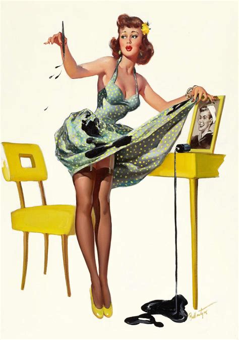 sexy nurse pin up girl pop art poster classic vintage