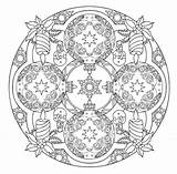 Christmas Coloring Mandala Mandalas Pages Dover Book Publications Printable 3d Designs Adult Holiday Wreaths Drawing Sheets Kerst Doverpublications Books sketch template