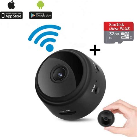 ayeway mini wifi camera met app beveiligingscamera bewakingscamera verborgen camera wifi
