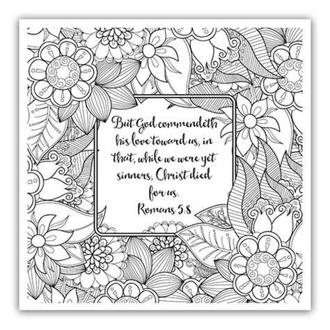 christian coloring pages  adults roundup scriptures truths