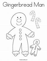 Coloring Gingerbread Man Pages Story Noodle Twisty Popular sketch template