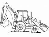 Backhoe Excavator Caterpillar Blippi Loader Tractor Kolorowanka Druku ładowarka Sheets Drukowanka sketch template