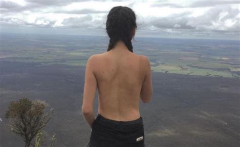 buff on the bluff hikers go full monty on wa s bluff knoll the west