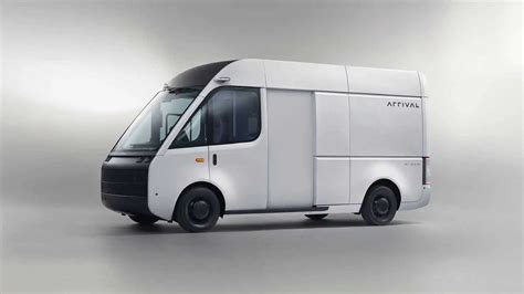 arrival unveils electric van    miles  range