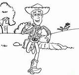 Coloring Toy Story Woody Pages Sheriff Sheet Six Diy Kids sketch template
