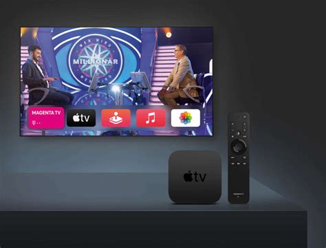 apple tv  telekom bietet variante mit eigener remote fuer magentatv   filme