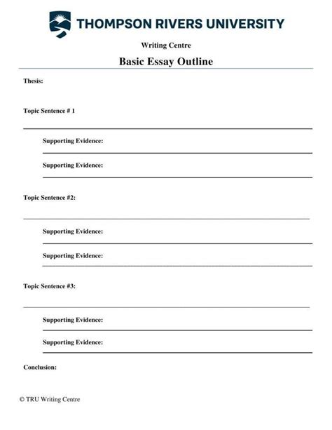 basic outline templates   premium templates