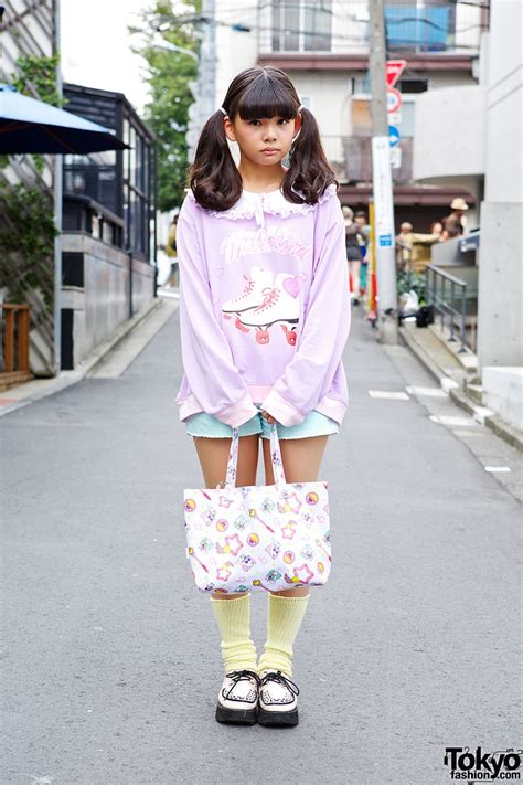 Kawaii Harajuku Street Style W Twintails Milklim And Creepers Tokyo