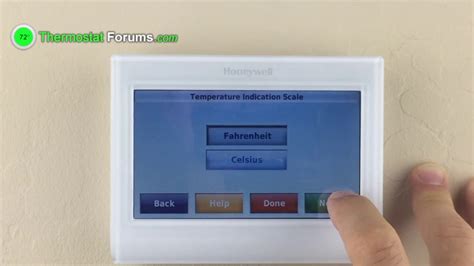 honeywell  thwf wi fi thermostat enabling auto changeover youtube