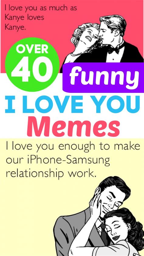Over 40 Funny I Love You Memes Love You Meme Flirty Memes Mom Life