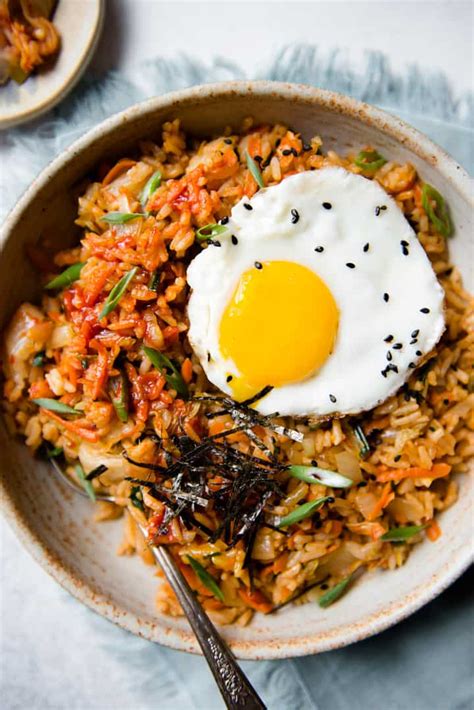 vegetarian kimchi fried rice 20 minutes healthy nibbles by lisa lin