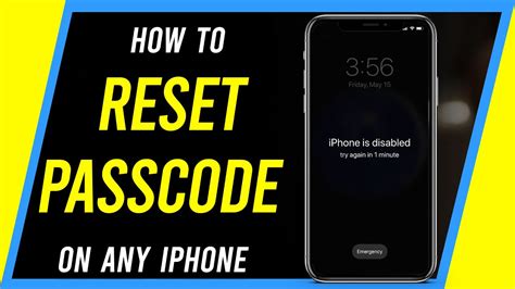 reset  iphone   forgot  passcode   disabled