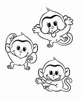 Coloring Monkey Pages Monkeys Cartoon Howler Bed Printable Color Valentine Little Bunk Getcolorings Girl Cute Getdrawings Valentines Three Template Colorings sketch template