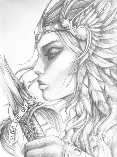 warrior coloring page adult