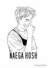 Hoshi Seventeen sketch template