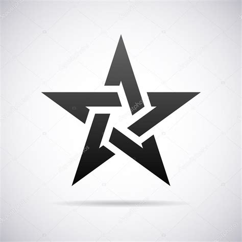 vector star logo design template vector image   alisher vector