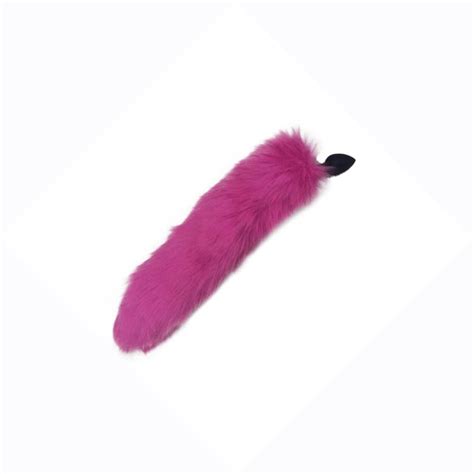 new 2017 hot erotic fox tail anal plug metal adult butt toy sex product