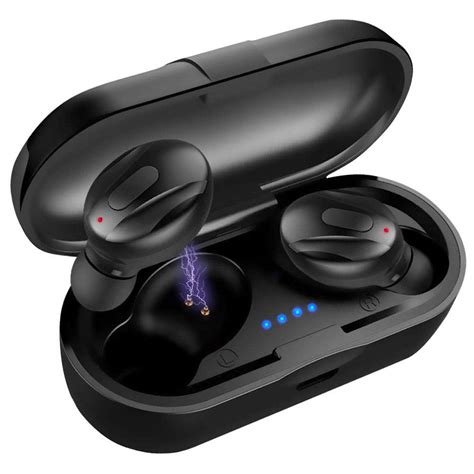 true wireless earbuds bluetooth   charging casemini hd stereo sound noise cancelling