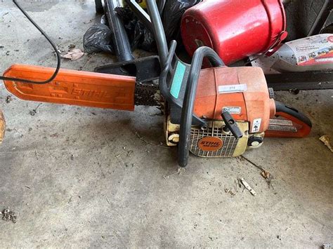 stihl ms  chainsaw baer auctioneers realty llc