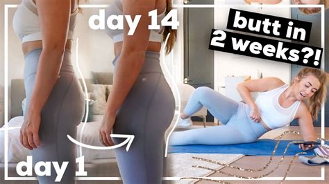 A Butt In 2 Weeks I Tried Daisy Keech S Bubble Butt Workout Youtube